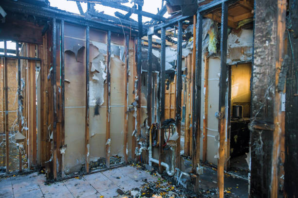 Professional Fire Damage Repair technician working in Levittown, PA